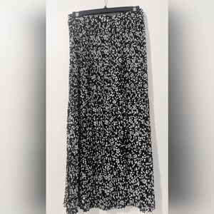 Black And White Midi Skirt